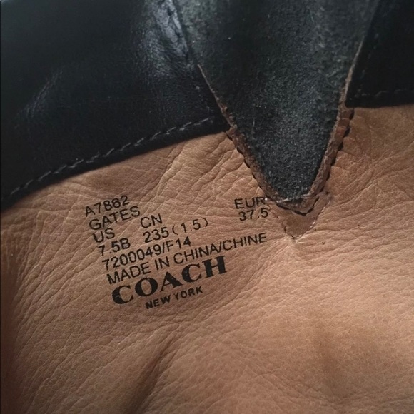 Coach Gates Women’s US Moto Studded Black Boots - Picture 7 of 8